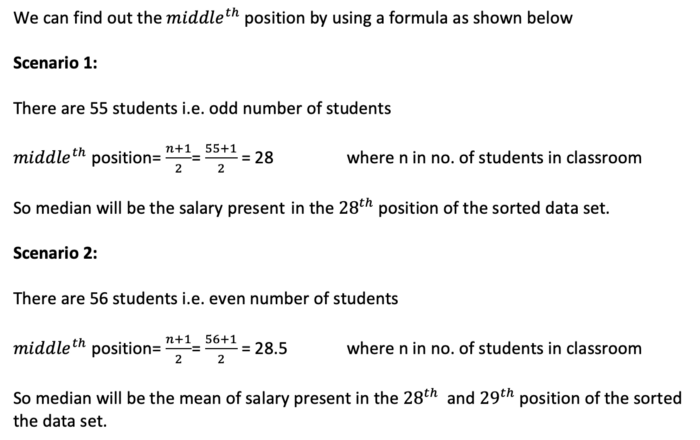 Calculating the Median